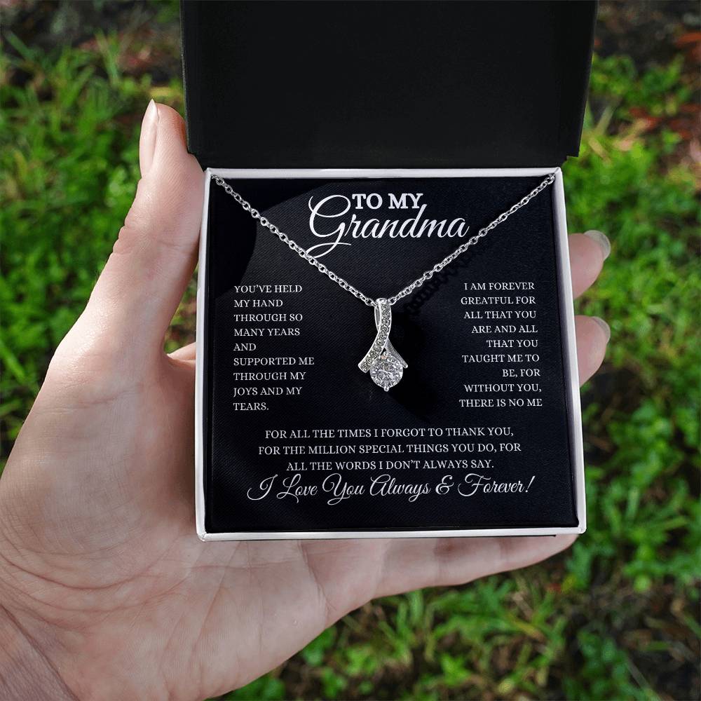 To My Grandma | Alluring Beauty Necklace | Heartfelt Message From Grandchild