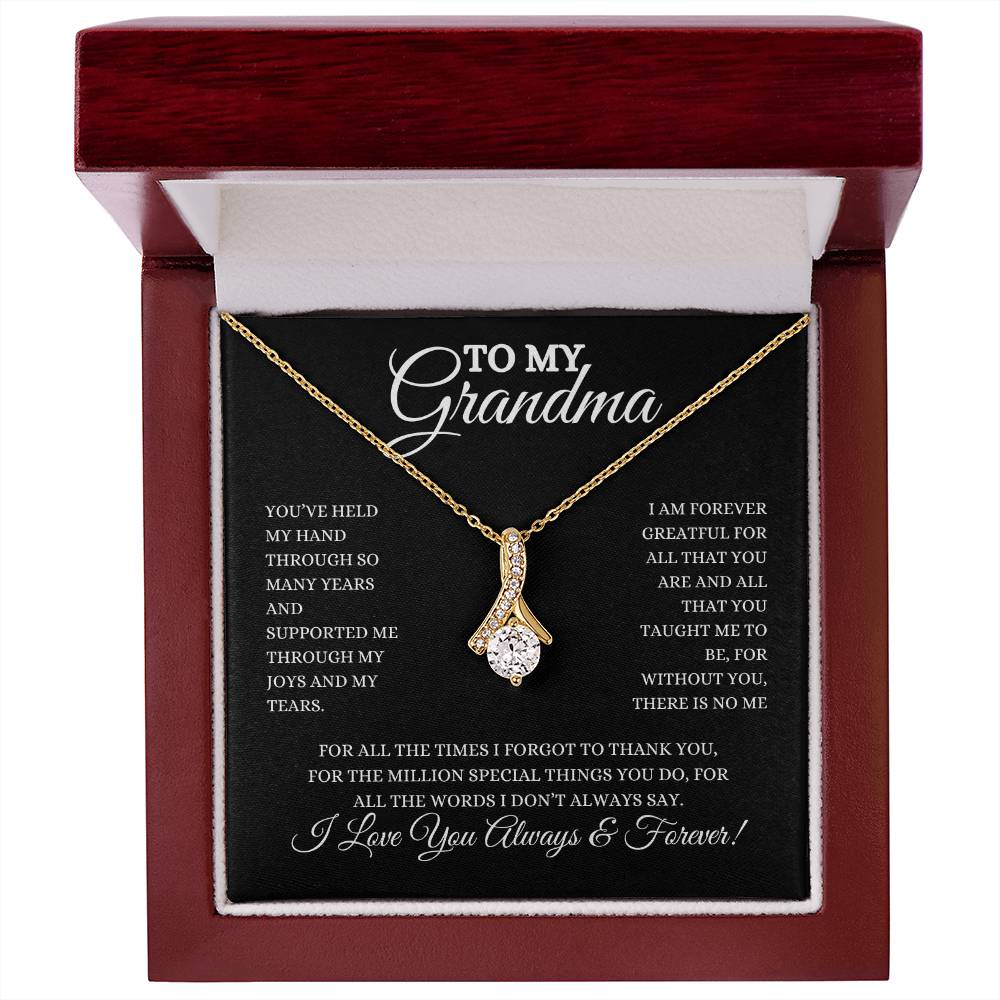 To My Grandma | Alluring Beauty Necklace | Heartfelt Message From Grandchild