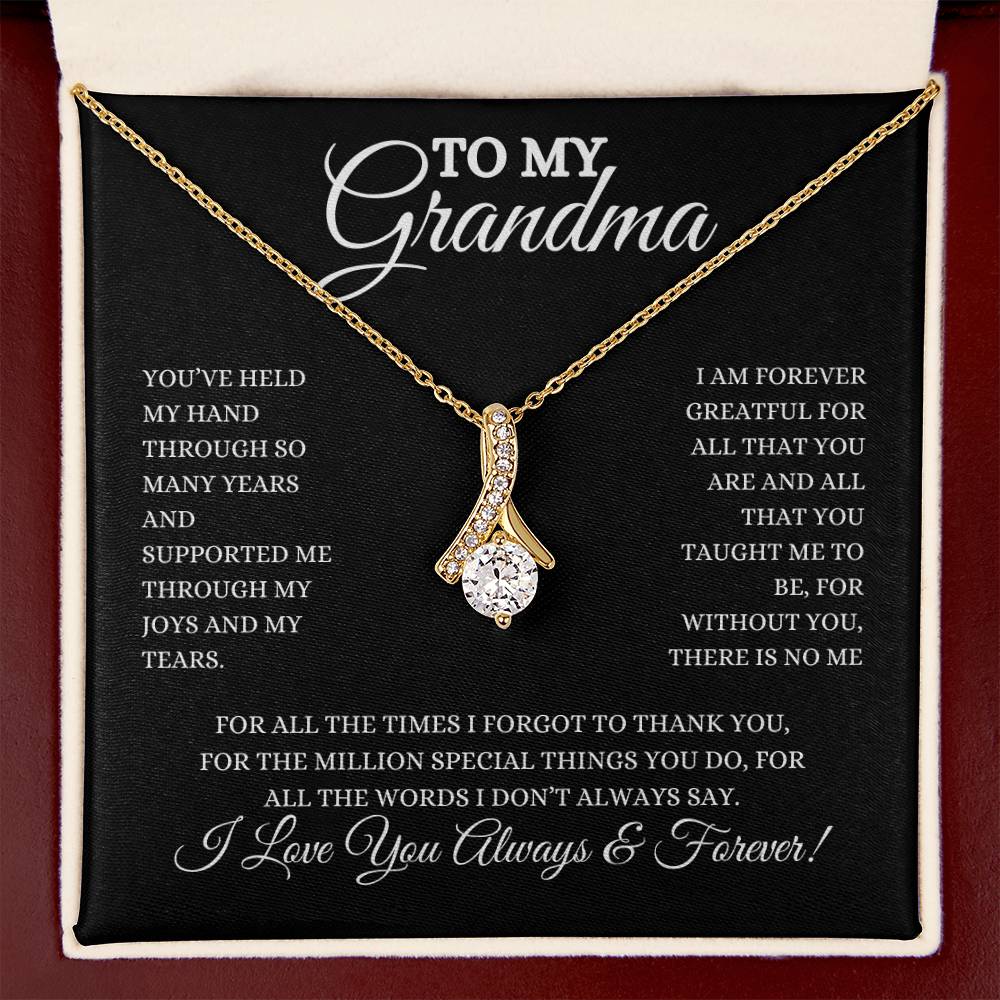 To My Grandma | Alluring Beauty Necklace | Heartfelt Message From Grandchild