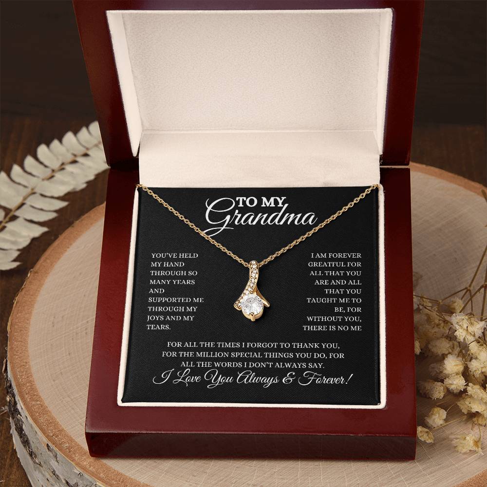 To My Grandma | Alluring Beauty Necklace | Heartfelt Message From Grandchild