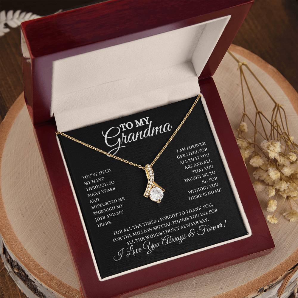 To My Grandma | Alluring Beauty Necklace | Heartfelt Message From Grandchild