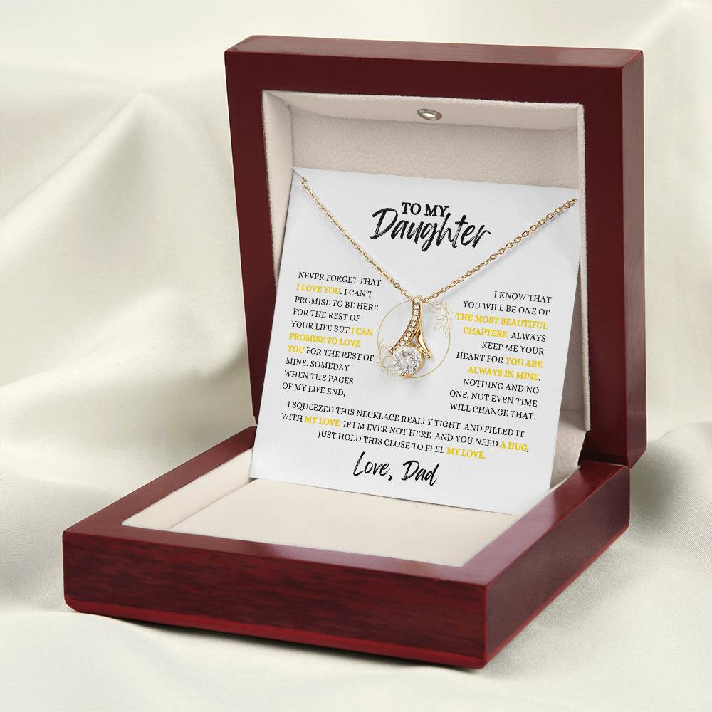 To My Daughter | Alluring  Beauty Necklace | Heartfelt Message From Dad