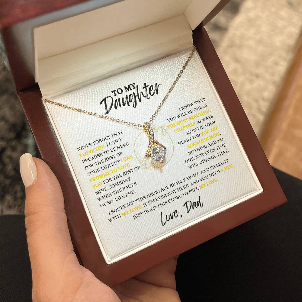 To My Daughter | Alluring  Beauty Necklace | Heartfelt Message From Dad