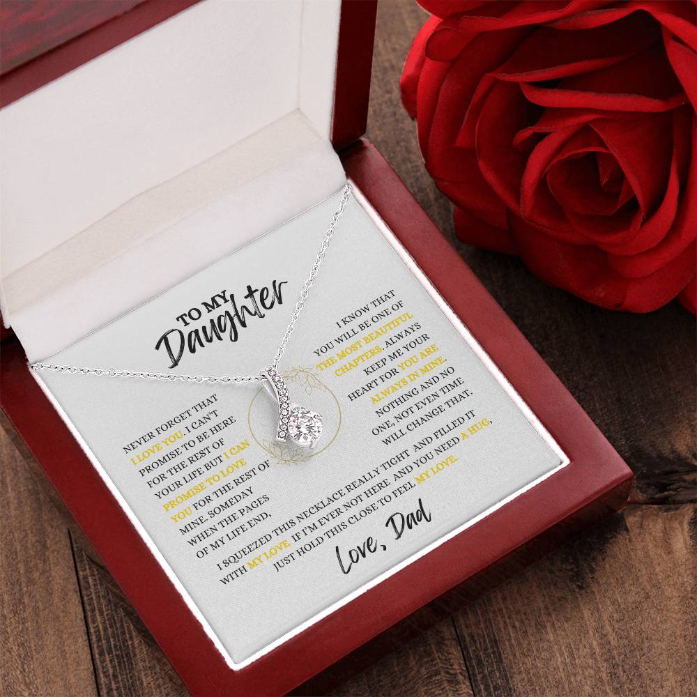 To My Daughter | Alluring  Beauty Necklace | Heartfelt Message From Dad