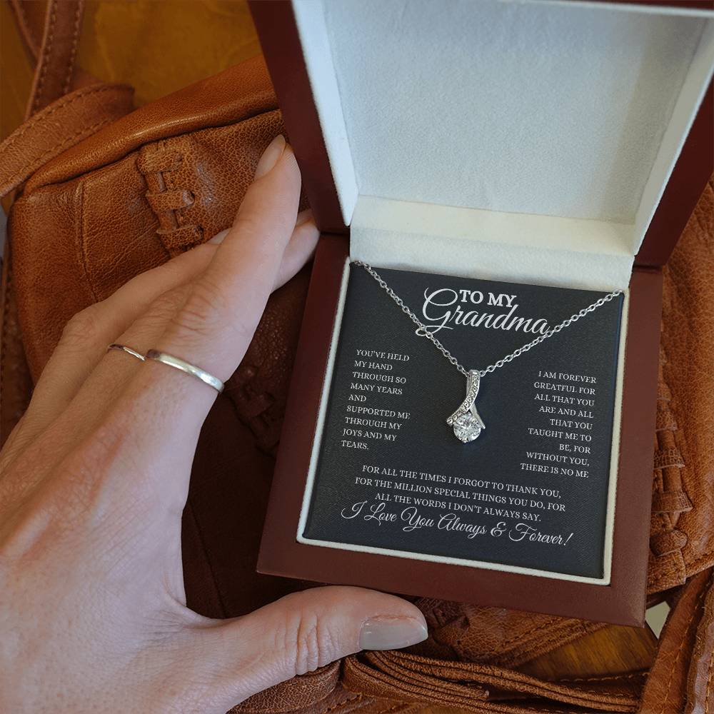 To My Grandma | Alluring Beauty Necklace | Heartfelt Message From Grandchild