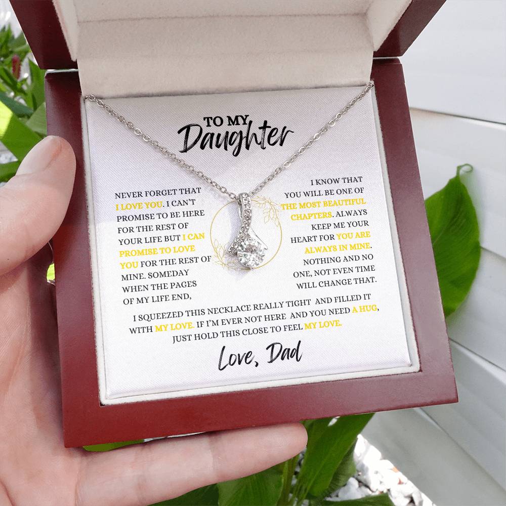 To My Daughter | Alluring  Beauty Necklace | Heartfelt Message From Dad