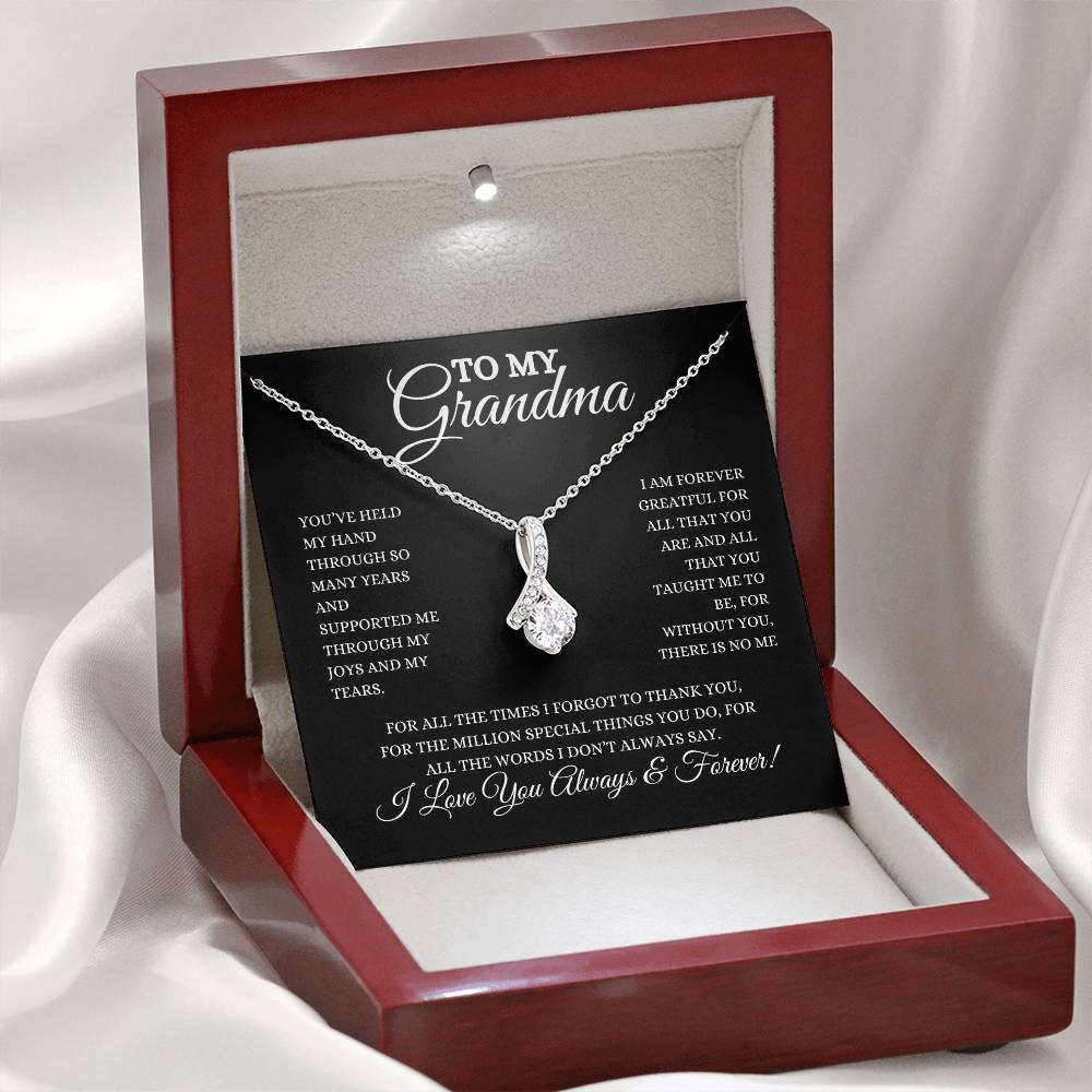 To My Grandma | Alluring Beauty Necklace | Heartfelt Message From Grandchild