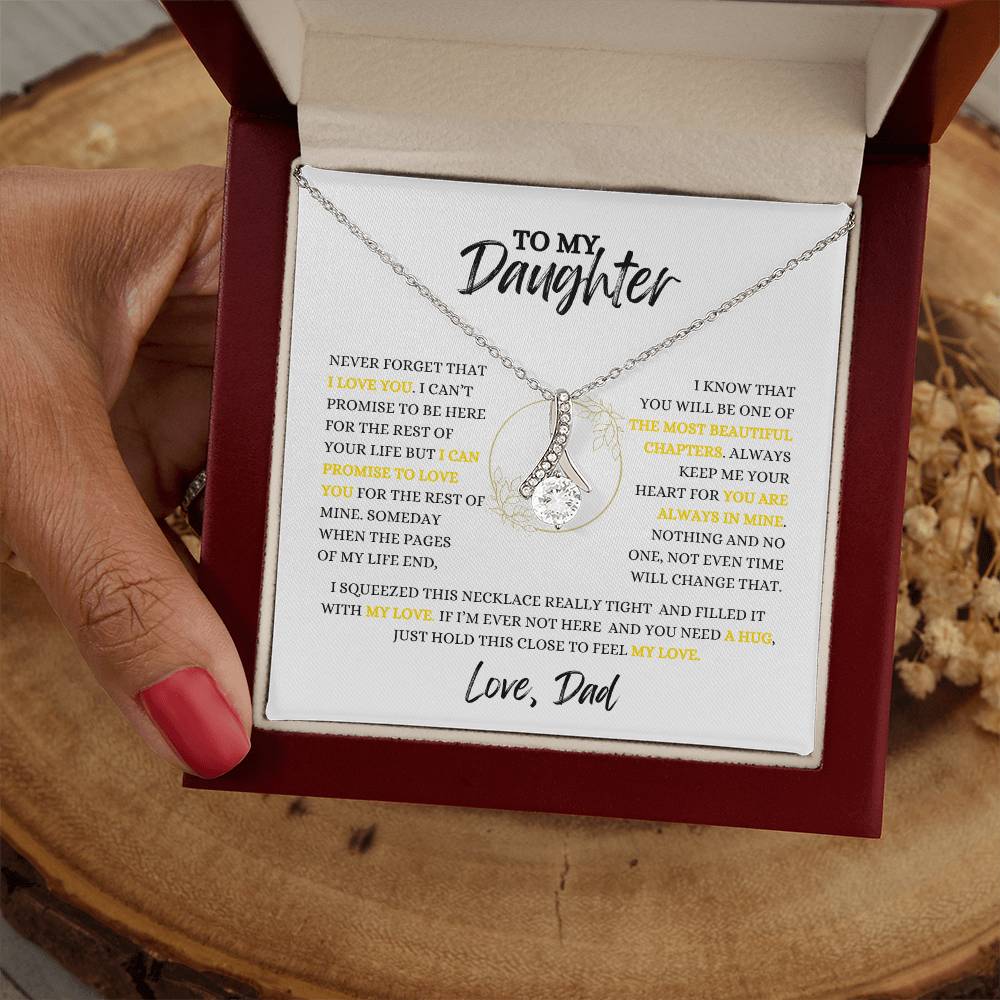 To My Daughter | Alluring  Beauty Necklace | Heartfelt Message From Dad