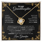 To My Granddaughter | Love Knot Necklace | Heartfelt Message From Grandpa