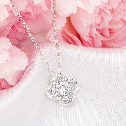 To My Mom | Love Knot Necklace Gift From Son