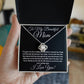 To My Beautiful Mom | Love Knot Necklace | Heartfelt Message
