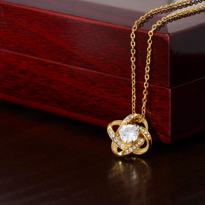 To My Mom | Love Knot Necklace Gift From Son