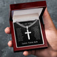 To My Dad | Cuban Chain Artisan Cross | Heartfelt Message