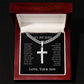 To My Dad | Cuban Chain Artisan Cross | Heartfelt Message