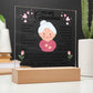 To My Grandma | Square Acrylic Plague | Heartfelt Message