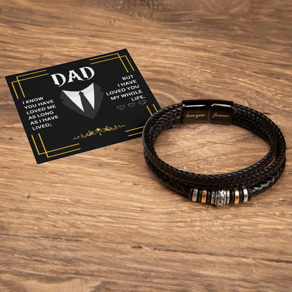 To My Dad | Love You Forever Bracelet