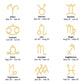TO MY WIFE | ZODIAC SIGN NECKLACE | HEARTFELT MESSAGE