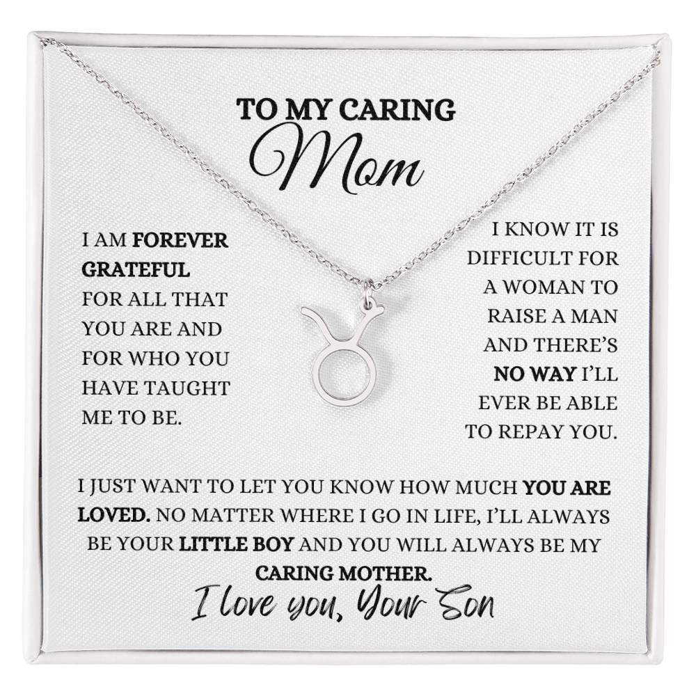 TO MY MOM | ZODIAC SIGN NECKLACE | HEARTFELT MESSAGE FROM SON