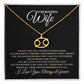 TO MY WIFE | ZODIAC SIGN NECKLACE | HEARTFELT MESSAGE
