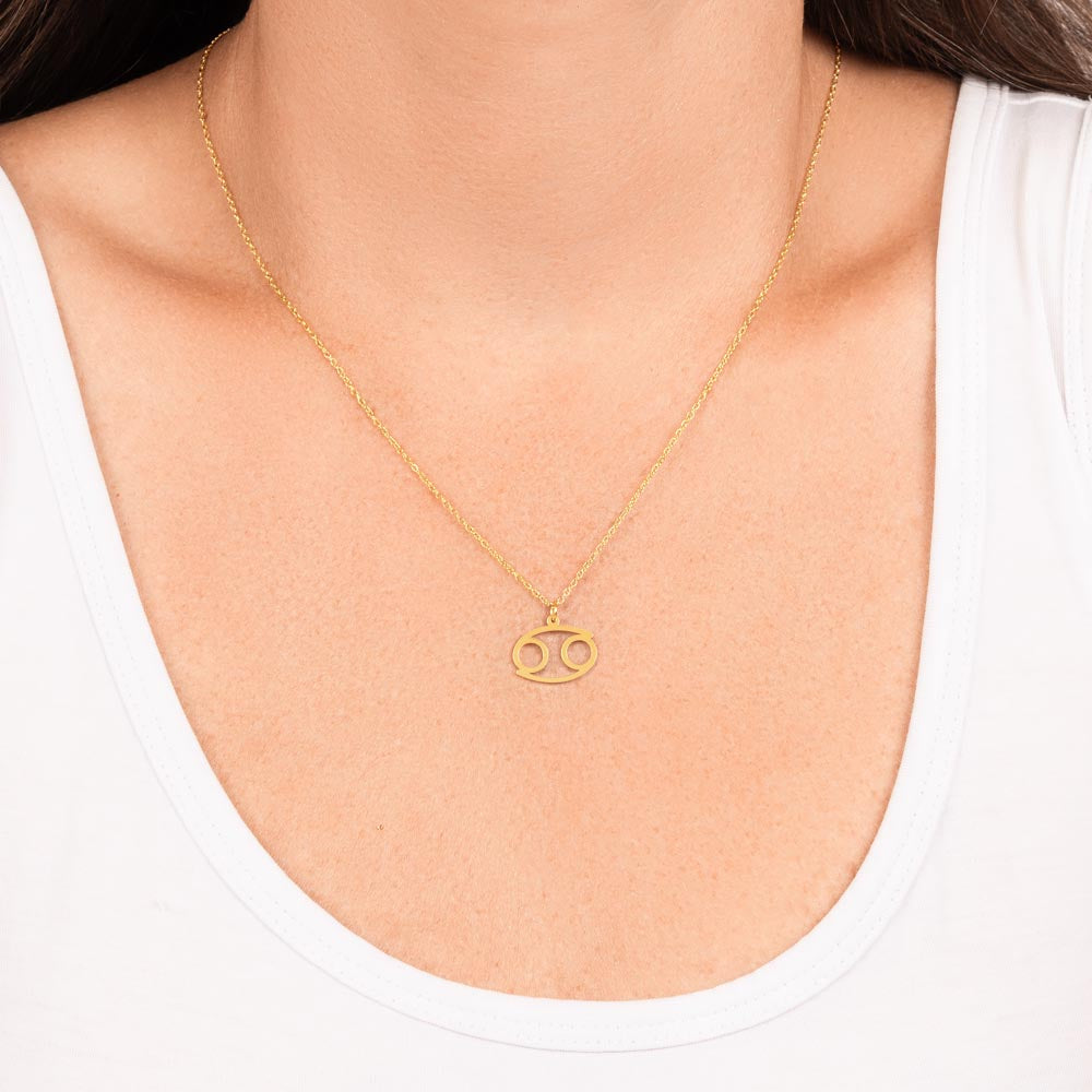 To My Granddaughter | Zodiac Necklace | Heartfelt Message From Grandpa