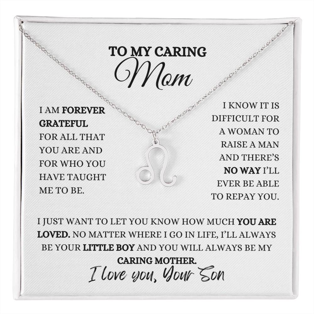 TO MY MOM | ZODIAC SIGN NECKLACE | HEARTFELT MESSAGE FROM SON