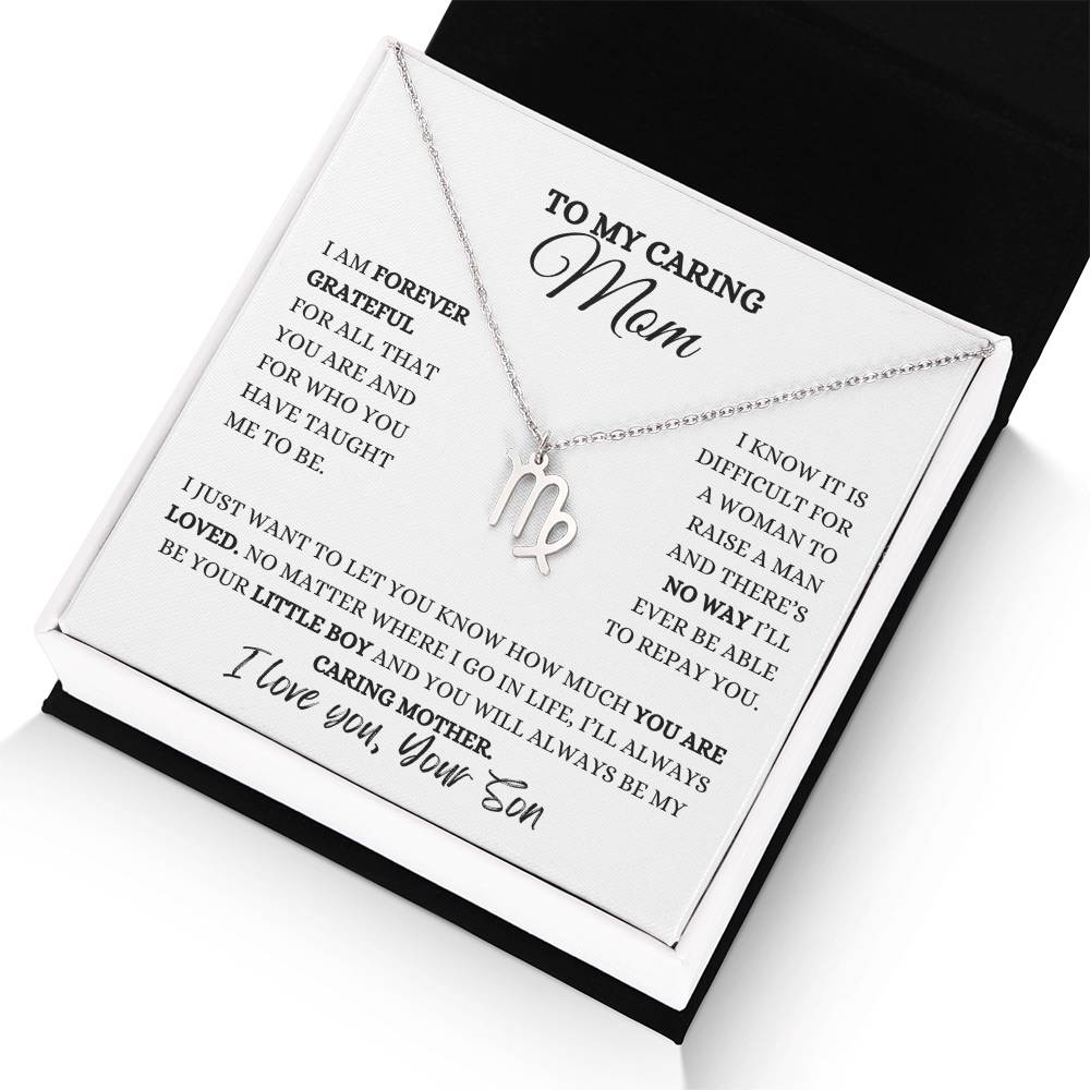 TO MY MOM | ZODIAC SIGN NECKLACE | HEARTFELT MESSAGE FROM SON