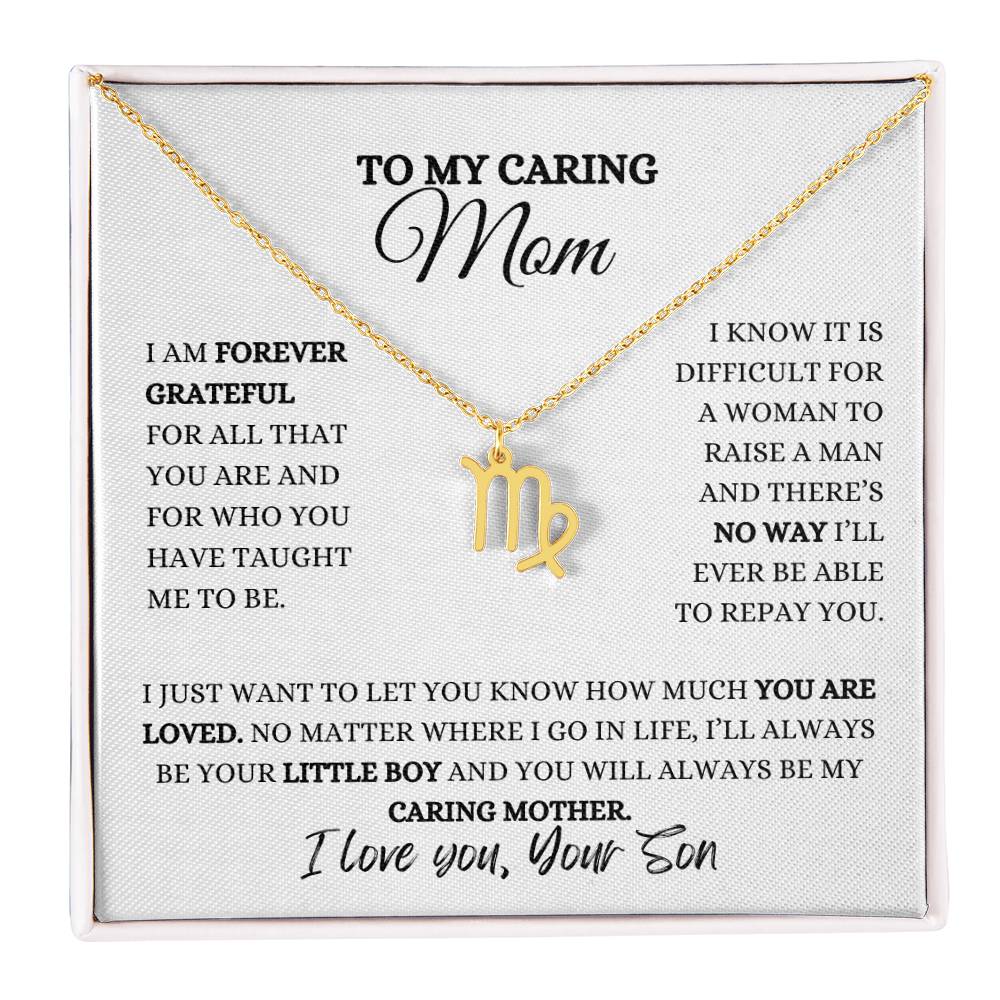 TO MY MOM | ZODIAC SIGN NECKLACE | HEARTFELT MESSAGE FROM SON