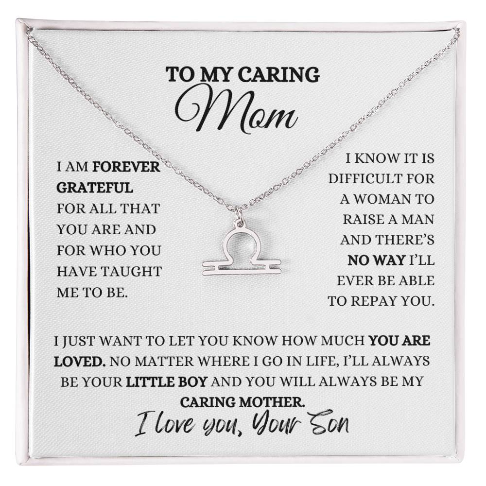 TO MY MOM | ZODIAC SIGN NECKLACE | HEARTFELT MESSAGE FROM SON