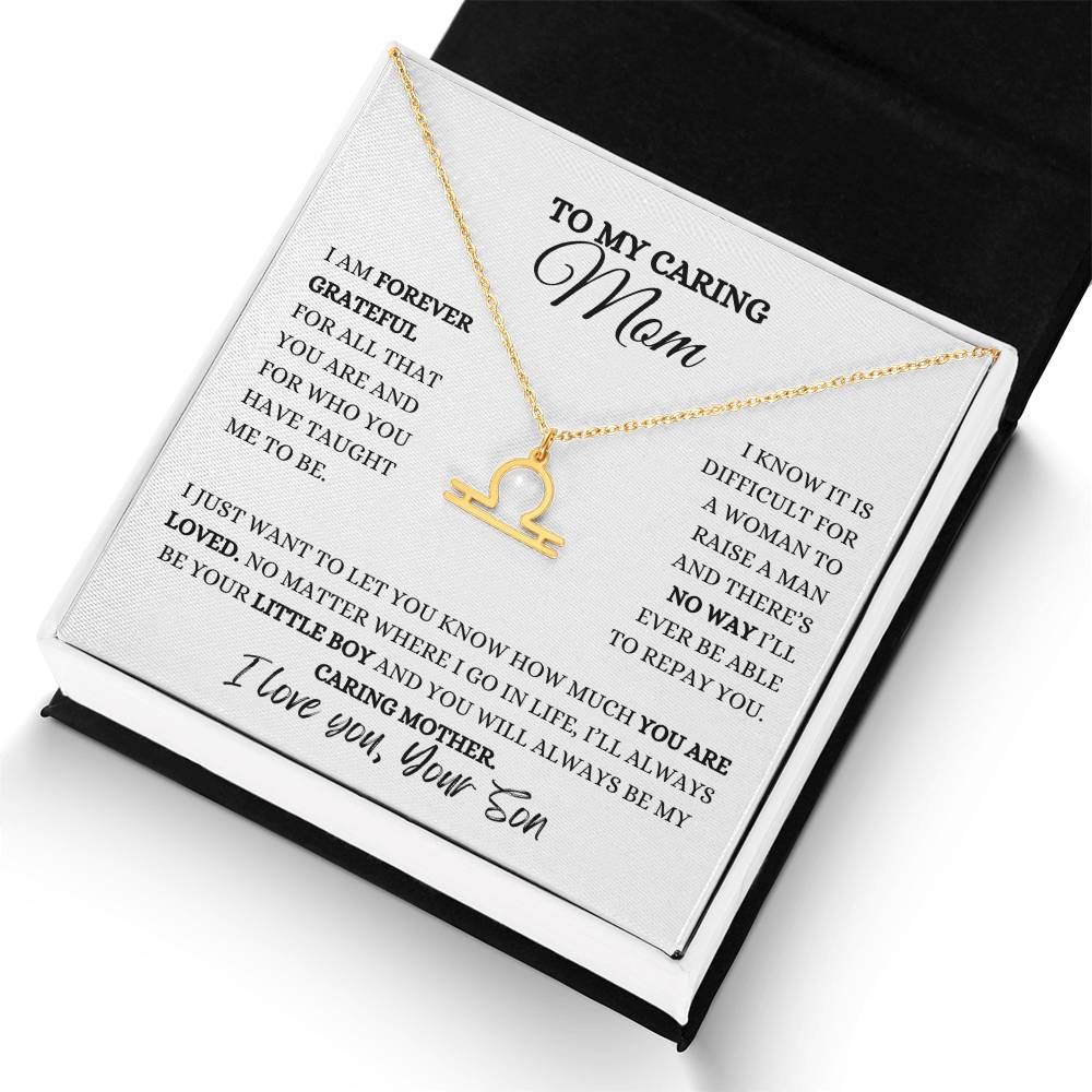 TO MY MOM | ZODIAC SIGN NECKLACE | HEARTFELT MESSAGE FROM SON