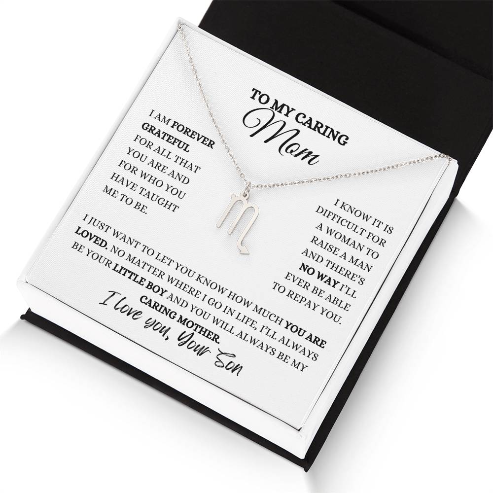 TO MY MOM | ZODIAC SIGN NECKLACE | HEARTFELT MESSAGE FROM SON