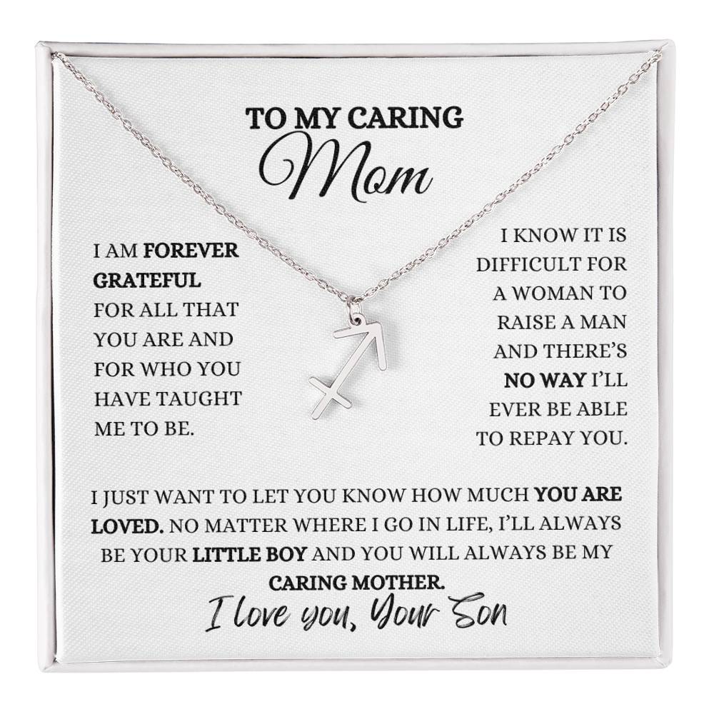 TO MY MOM | ZODIAC SIGN NECKLACE | HEARTFELT MESSAGE FROM SON