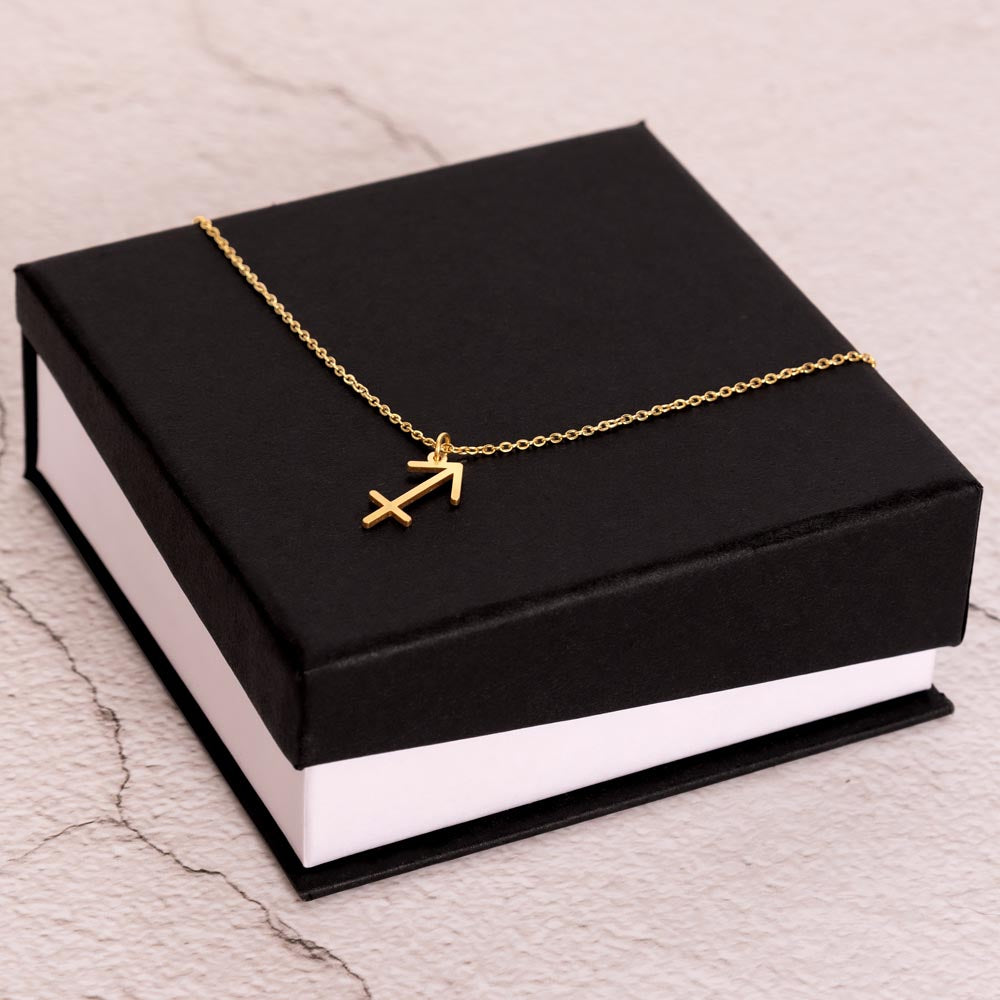 TO MY WIFE | ZODIAC SIGN NECKLACE | HEARTFELT MESSAGE