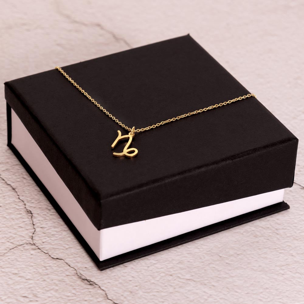 To My Granddaughter | Zodiac Necklace | Heartfelt Message From Grandpa