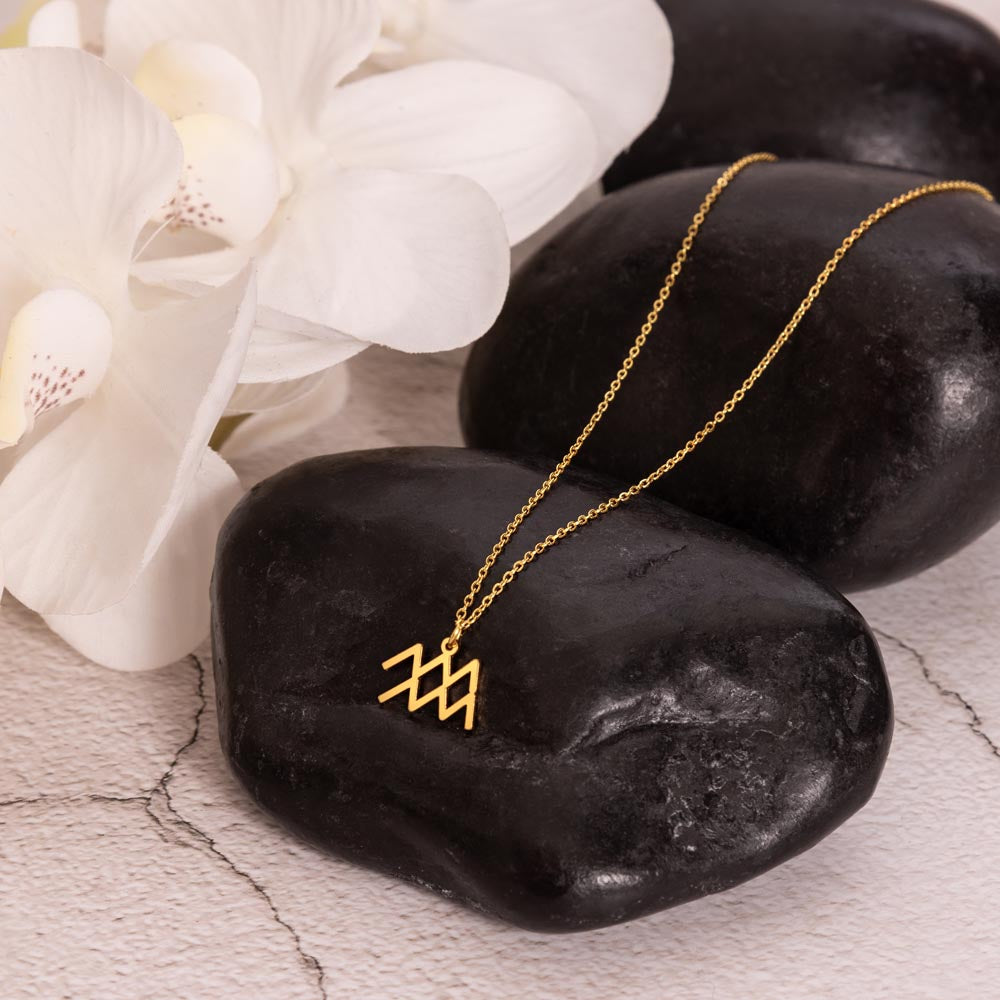 TO MY WIFE | ZODIAC SIGN NECKLACE | HEARTFELT MESSAGE