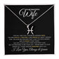 TO MY WIFE | ZODIAC SIGN NECKLACE | HEARTFELT MESSAGE