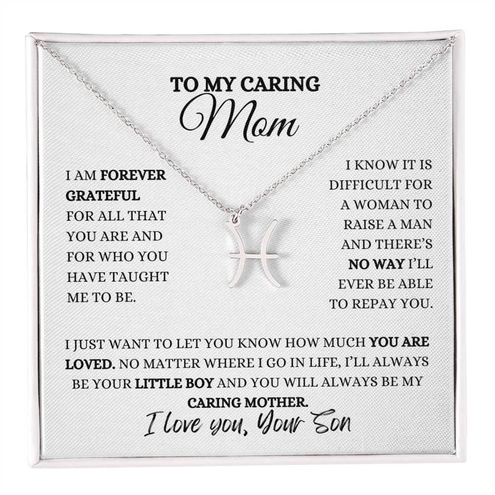 TO MY MOM | ZODIAC SIGN NECKLACE | HEARTFELT MESSAGE FROM SON