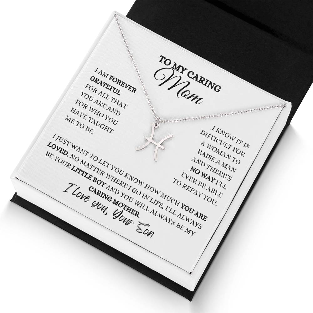 TO MY MOM | ZODIAC SIGN NECKLACE | HEARTFELT MESSAGE FROM SON