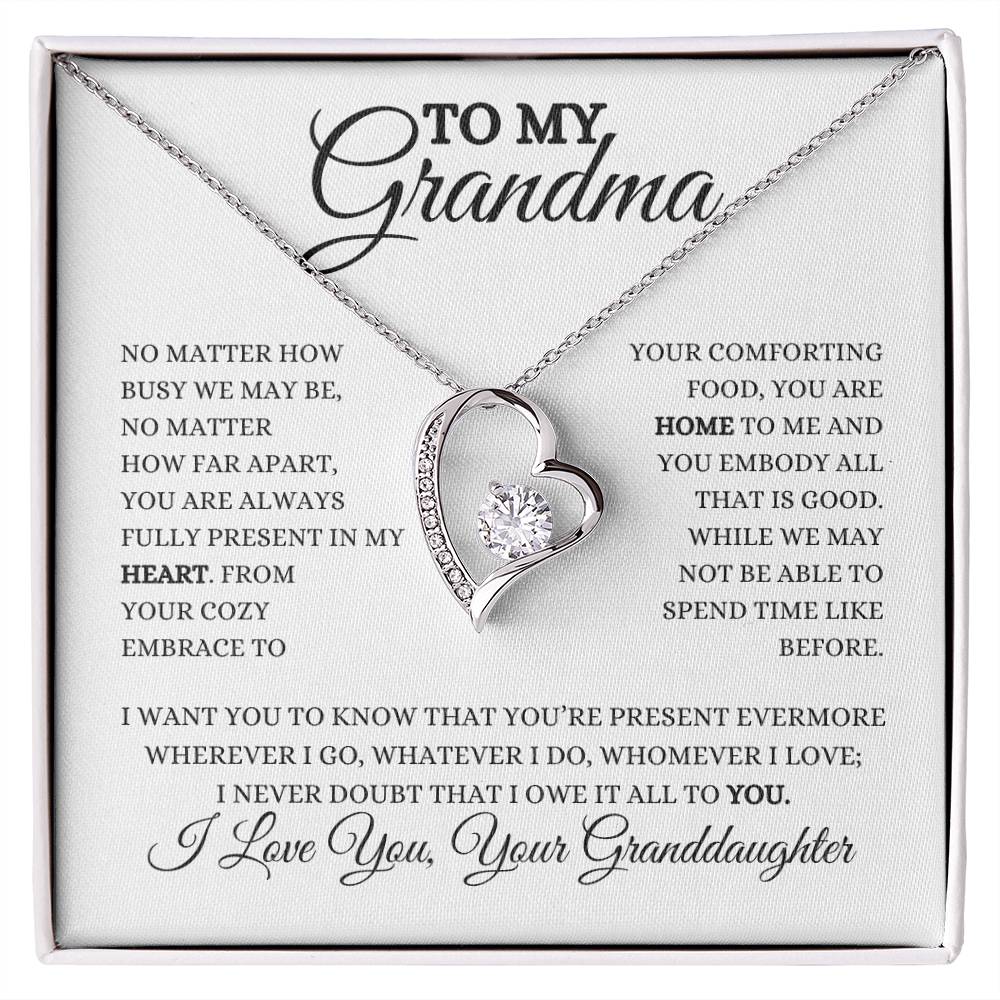 To My Grandma | Forever Love Necklace | Heartfelt Message From Granddaughter