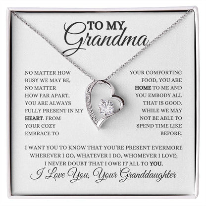 To My Grandma | Forever Love Necklace | Heartfelt Message From Granddaughter