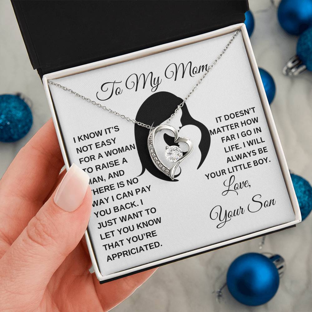 To My Mom | Forever Love Necklace | Heartfelt Message From Son