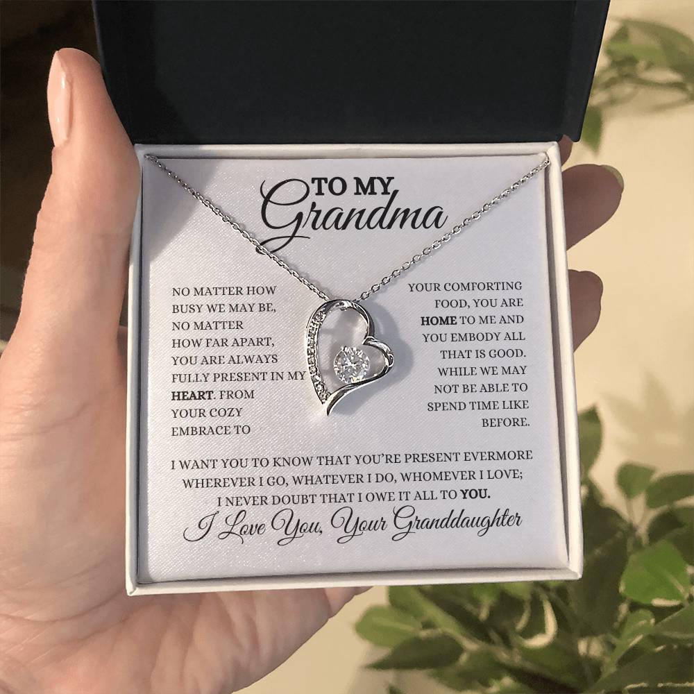 To My Grandma | Forever Love Necklace | Heartfelt Message From Granddaughter