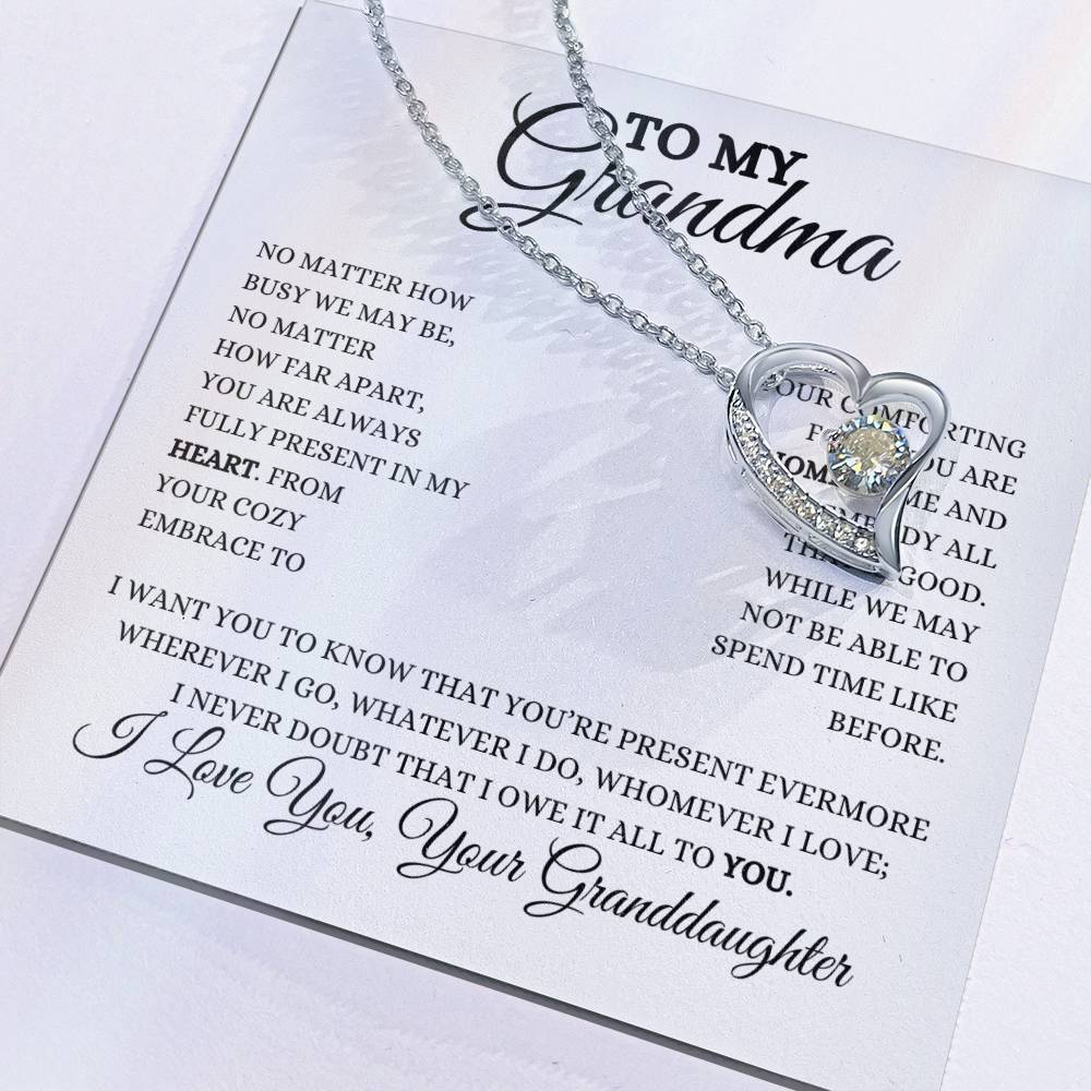 To My Grandma | Forever Love Necklace | Heartfelt Message From Granddaughter