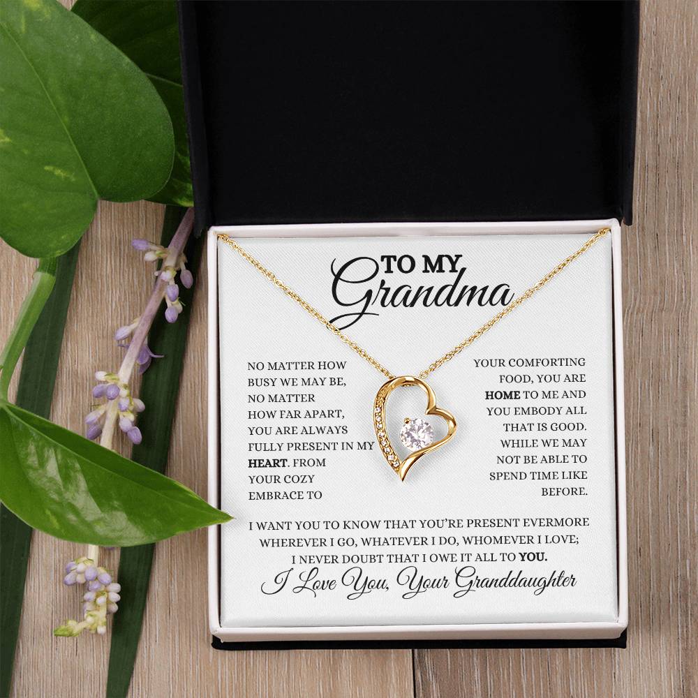 To My Grandma | Forever Love Necklace | Heartfelt Message From Granddaughter