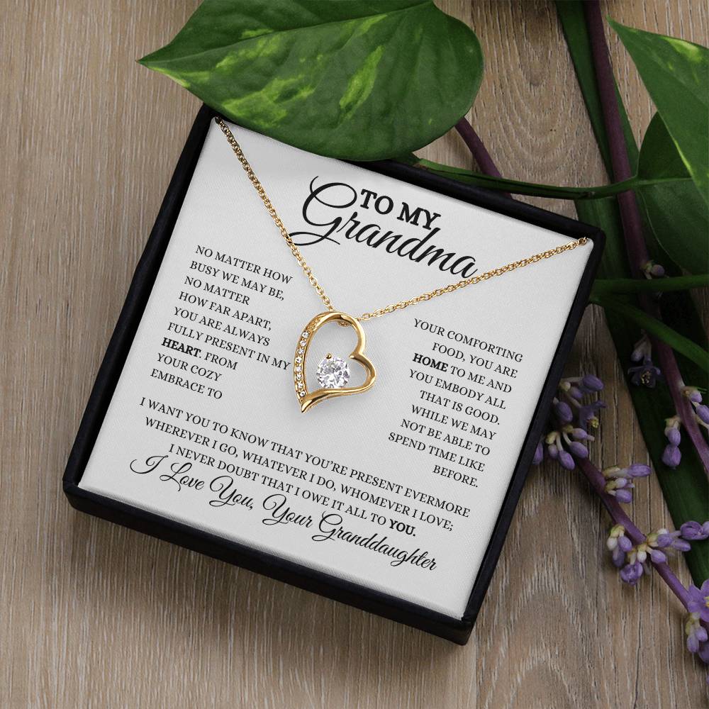 To My Grandma | Forever Love Necklace | Heartfelt Message From Granddaughter