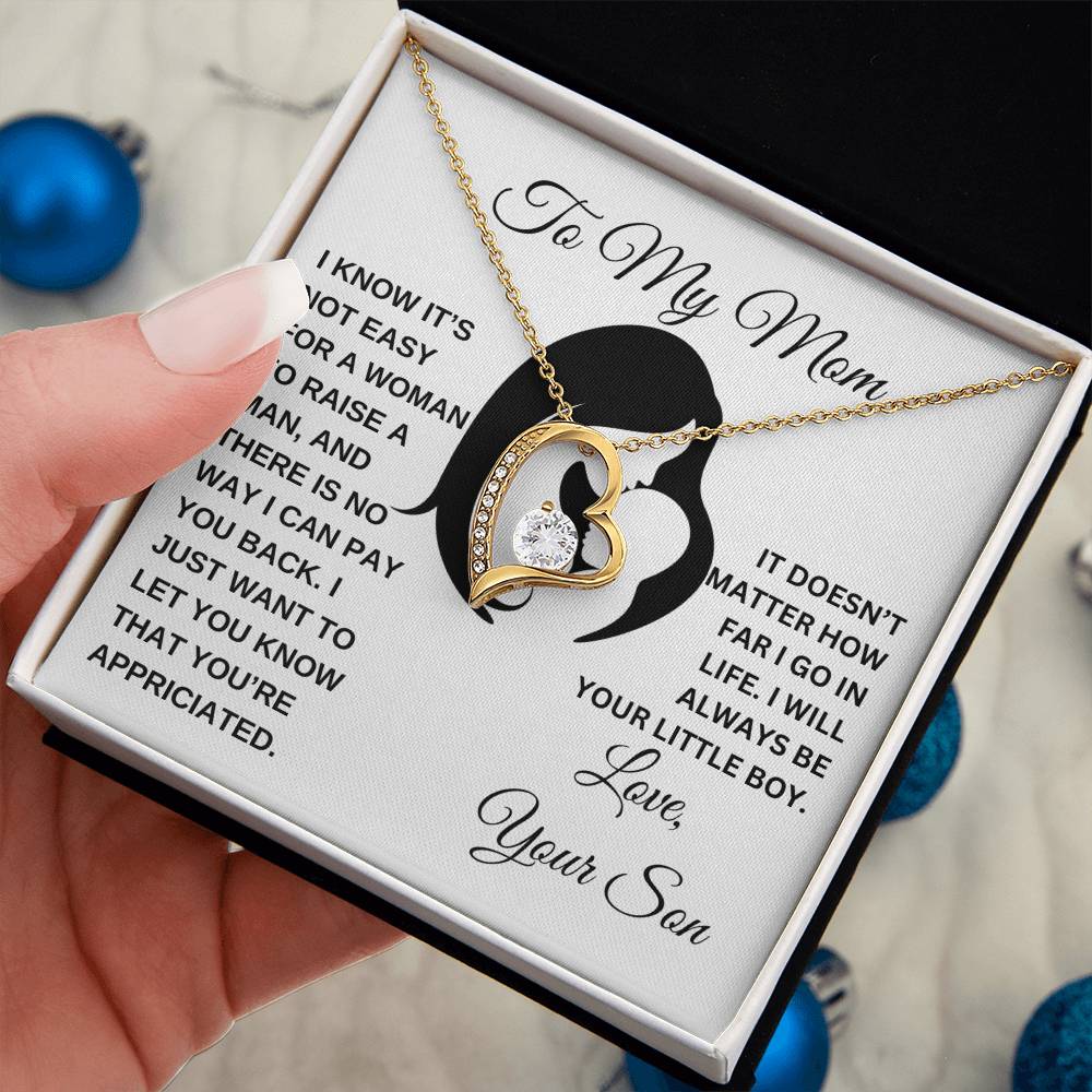 To My Mom | Forever Love Necklace | Heartfelt Message From Son