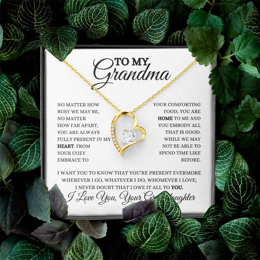 To My Grandma | Forever Love Necklace | Heartfelt Message From Granddaughter