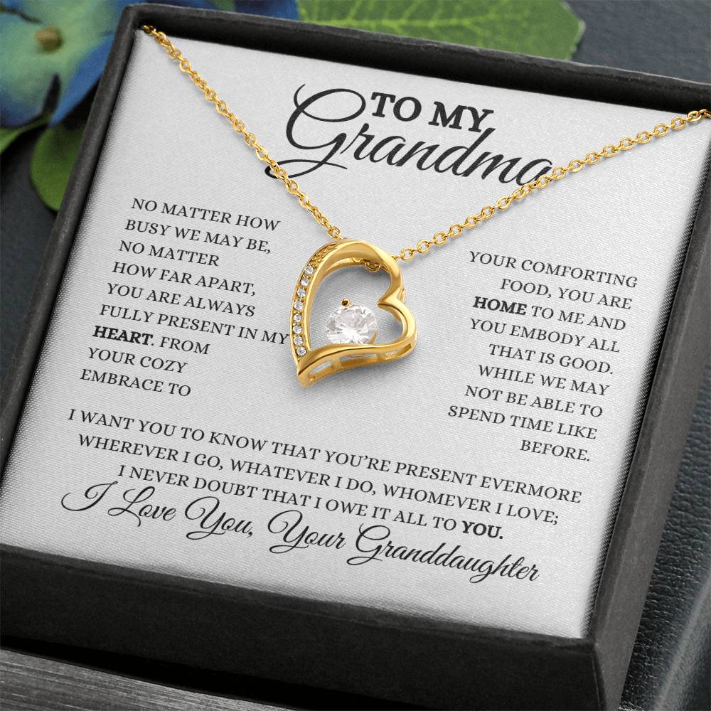 To My Grandma | Forever Love Necklace | Heartfelt Message From Granddaughter