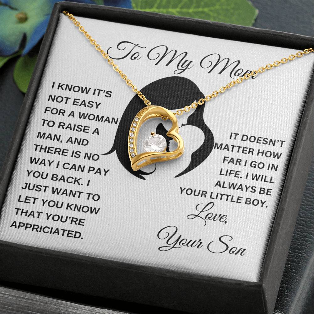 To My Mom | Forever Love Necklace | Heartfelt Message From Son