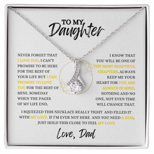 To My Daughter | Alluring  Beauty Necklace | Heartfelt Message From Dad